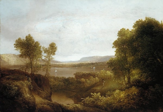 On The Hudson Poster Print by Thomas Doughty - 18 x 24