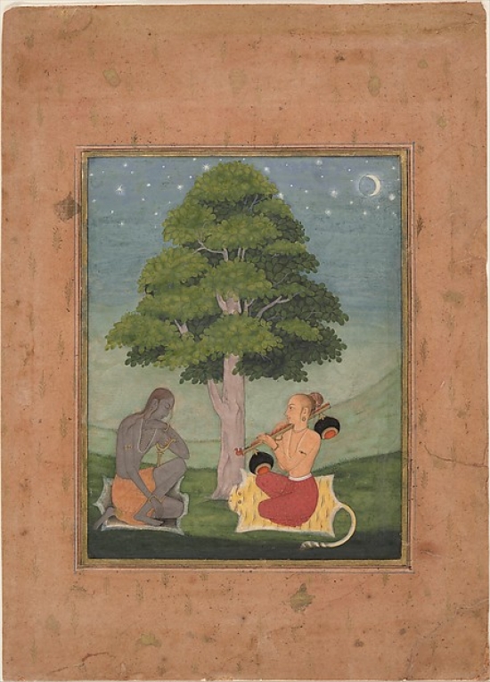 MET37863 Kedar Ragini - Folio From A Ragamala Series, Garland of Musical Modes Poster Print by Ruknuddin, Active Late 17th Century, 18 x 24