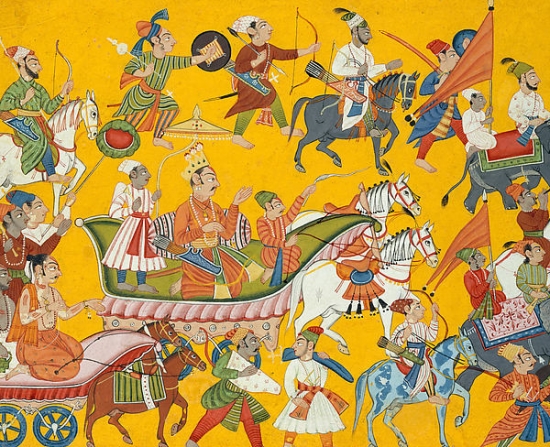 King Dasaratha & His Retinue Proceed To Ramas Wedding