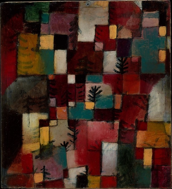 Redgreen & Violet-Yellow Rhythms Poster Print by Paul Klee