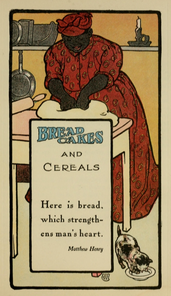 The Brides Cookbook 1908 Bread Cakes & Cereals Poster Print 18 x 24