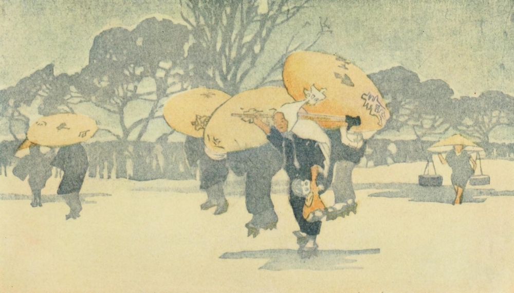 PPHPDP85237LARGE A Winters Day in Japan International Studio 1913 Poster Print by Bertha Lum, 24 x 36 - Large