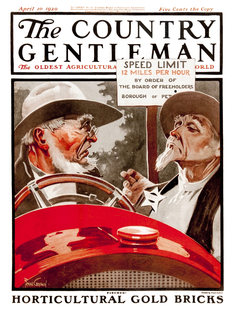 Cover of Country Gentleman Agricultural Magazine From The Early 20th Century Poster Print 13 x 17 in.