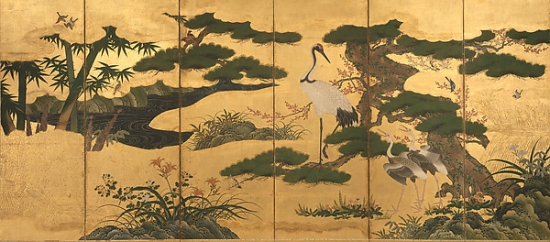Birds & Flowers of The Four Seasons Poster Print
