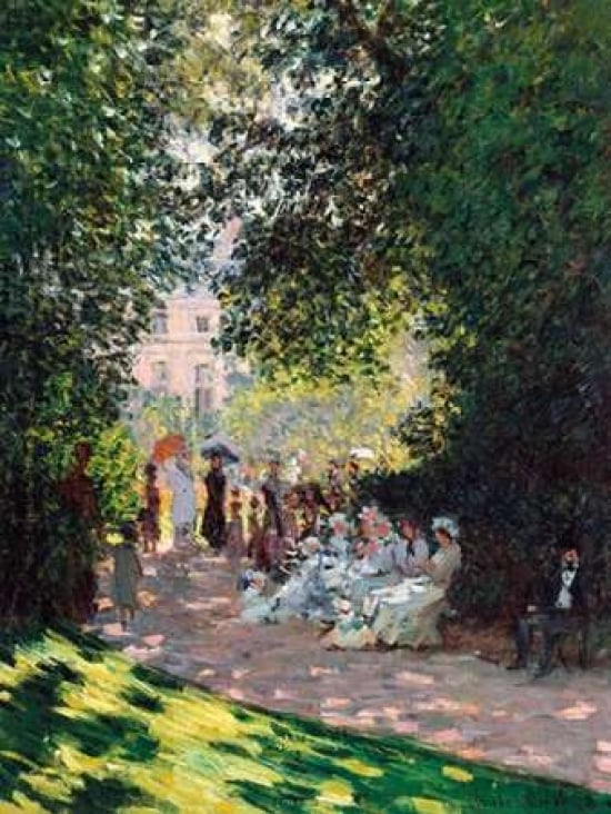 The Parc Monceau Poster Print by Claude Monet, 11 x 14 - Small