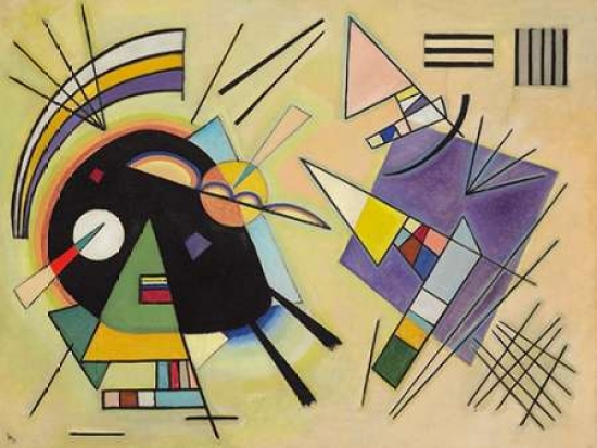 Nero E Viola Poster Print by Wassily Kandinsky, 11 x 14 - Small