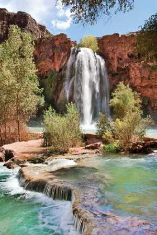 Havasu Falls IV Poster Print by Larry Malvin - 12 x 18 - Small