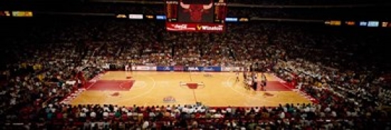 Nba Finals Bulls Vs Suns Chicago Stadium Poster Print by , 36 x 12