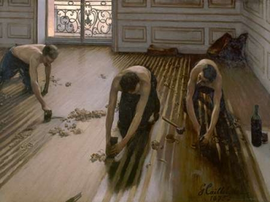 The Floor Planers Poster Print by Gustave Caillebotte, 22 x 28 - Large