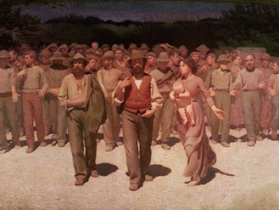 Il Quarto Stato Poster Print by Giuseppe Pellizza Da Volpedo - 11 x 14 - Small