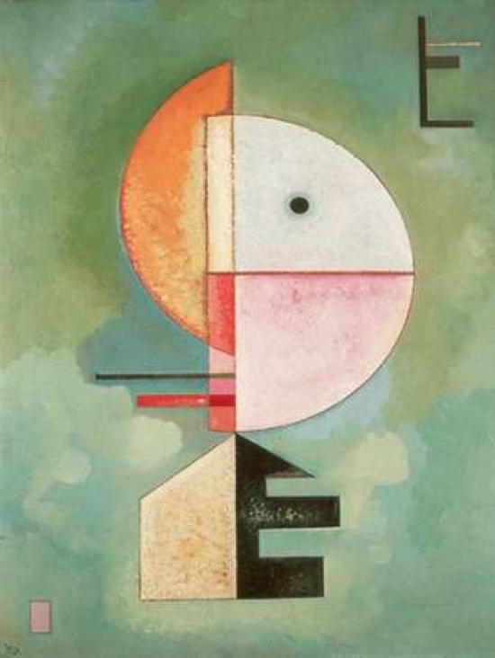 Upward Poster Print by Wassily Kandinsky - 11 x 14 - Small