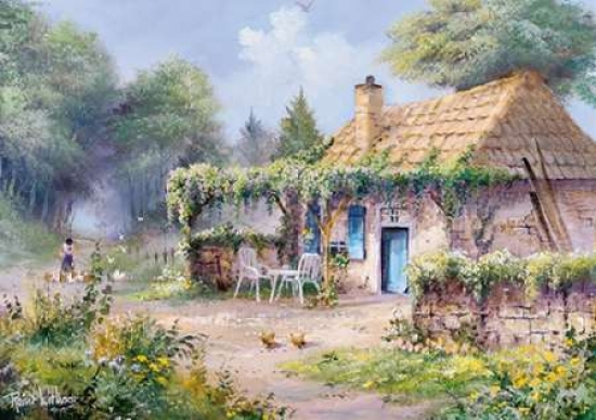 Blue Door Poster Print by Reint Withaar - Blue - 10 x 14