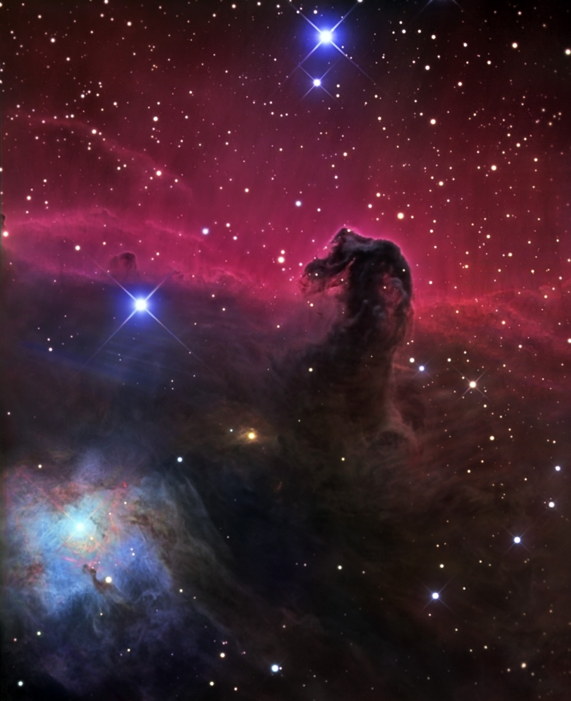 The Horsehead Nebula Also Known As Barnard 33 in Bright Nebula Ic 434 is A Dark Nebula in The Constellation Orion Poster Print, 24 x 30 - Large