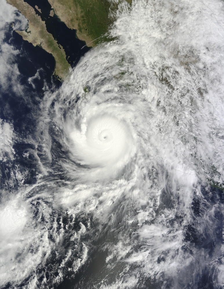StockTrek Images PSTSTK204452SLARGE September 14 2014 - Hurricane Odile Southeast of The Baja California Peninsula Poster Print, 24 x 32 - Large