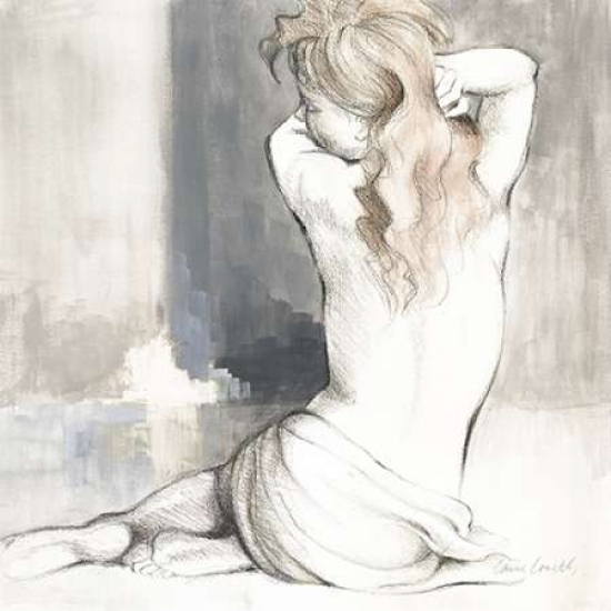Sketched Waking Woman I Poster Print by Lanie Loreth - 12 x 12 - Small