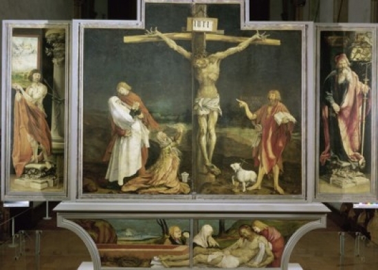 Superstock SAL11582597LARGE Isenheim Altarpiece Ca. 1513-1515 Mathias Grunewald, 1470 & 80-1528 German Poster Print, 24 x 36 - Large