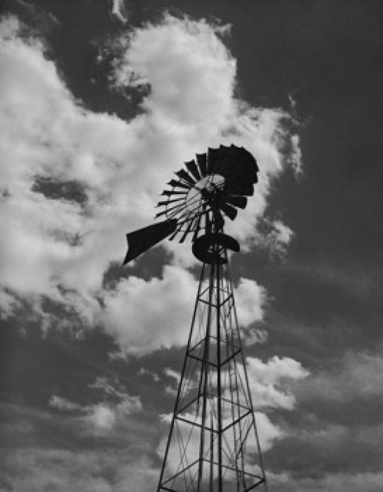 Low Angle View of A Industrial Windmill Poster Print, 24 x 36 - Large