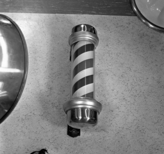Barbers Pole Close-Up Poster Print - 18 x 24