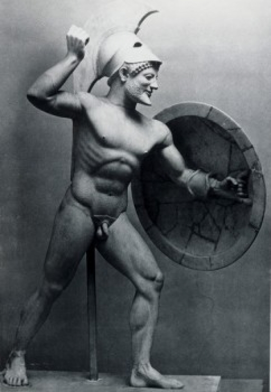 Statue of Ares-The God of War C. 400 B.C. Greek Art Marble Sculpture Poster Print