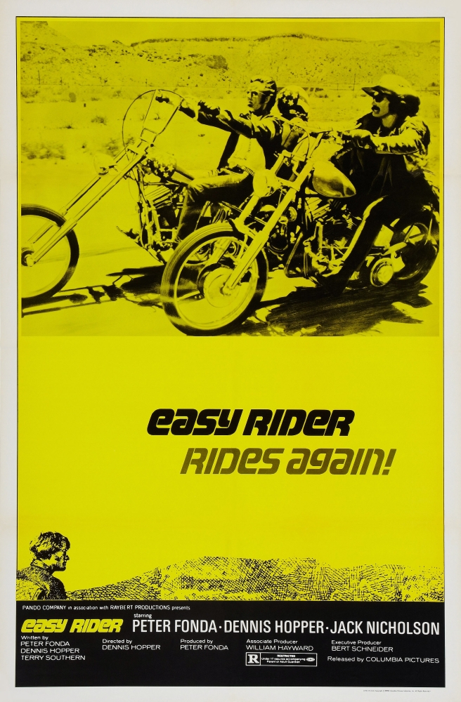 Everett Collection EVCMMDEARIEC003LARGE Easy Rider Movie Poster Masterprint, 24 x 36 - Large -  Posterazzi