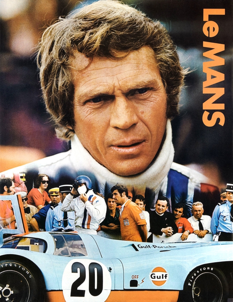 Everett Collection EVCMMDLEMAEC006HLARGE Le Mans Steve Mcqueen 1971 Movie Poster Masterprint, 24 x 36 - Large -  Posterazzi