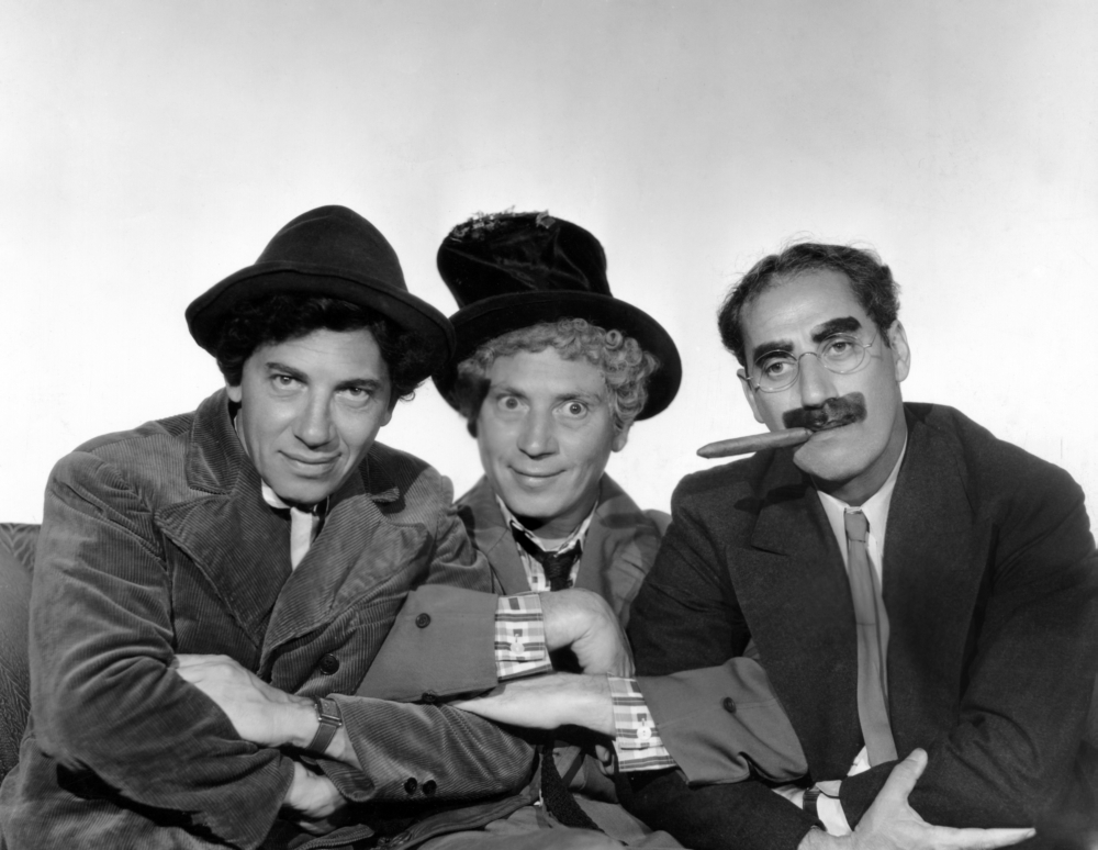 Marx Brothers  Chico Marx Harpo Marx Groucho Marx Photo Print 20 x 16  Large
