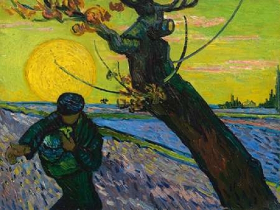 The Sower Poster Print by Vincent Van Gogh - 11 x 14 - Small
