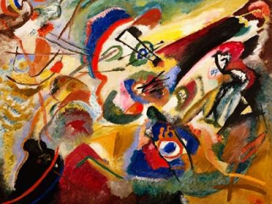 Fragment II for Composition Vii Poster Print by Wassily Kandinsky - 11 x 14 - Small