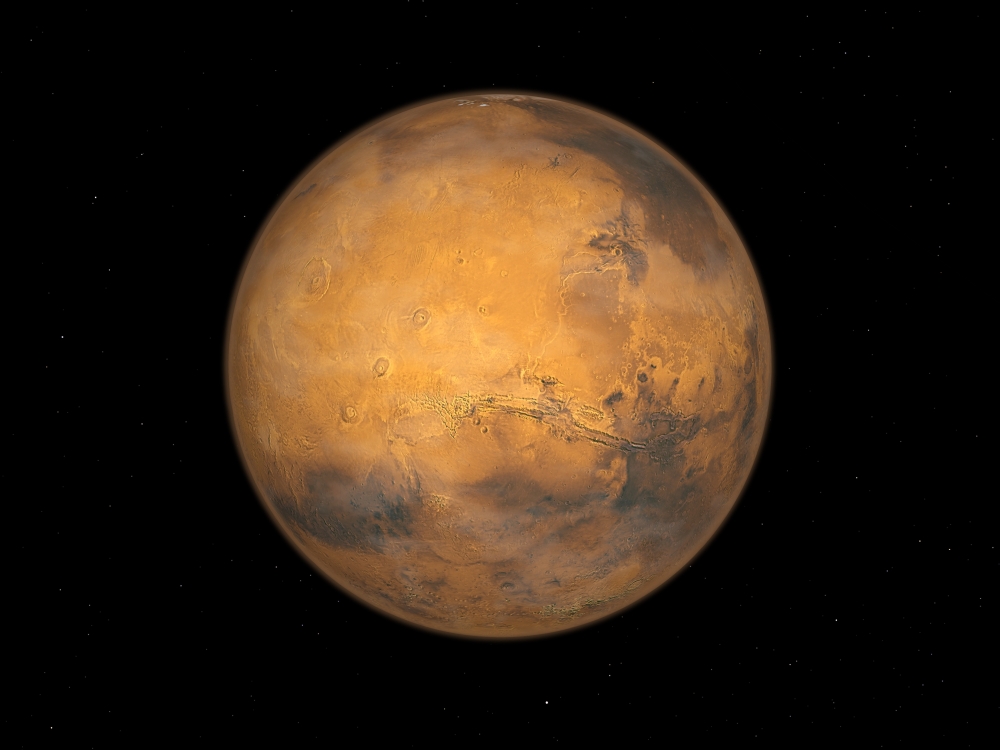 Planet Mars Poster Print - 32 x 24 - Large