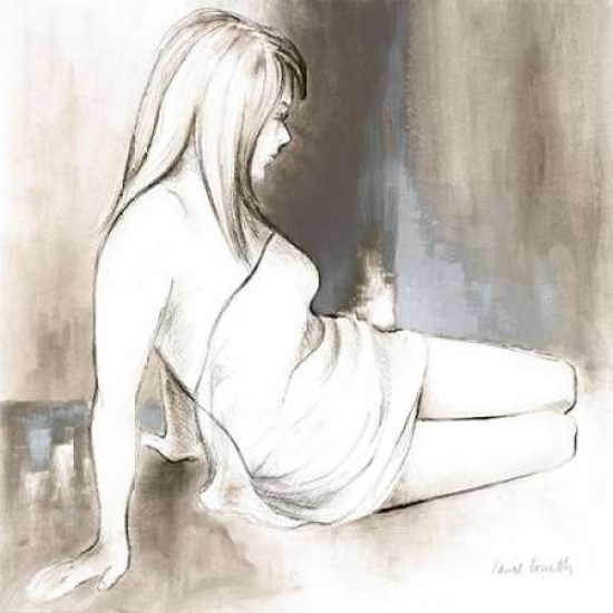 Sketched Waking Woman II Poster Print by Lanie Loreth, 12 x 12 - Small