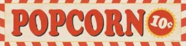 PDXSM11058LARGE Popcorn Poster Print by Stephanie Marrott, 12 x 36 - Large