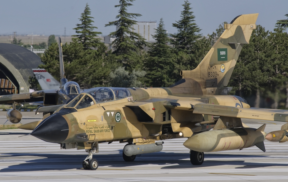 A Panavia Tornado Ids of The Royal Saudi Air Force During Exercise Anatolian Eagle 2012 Konya Air Base Turkey Poster Print, 35 x 22 - Large
