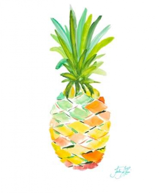 Pineapple I Poster Print by Julie Derice, 10 x 12 - Small