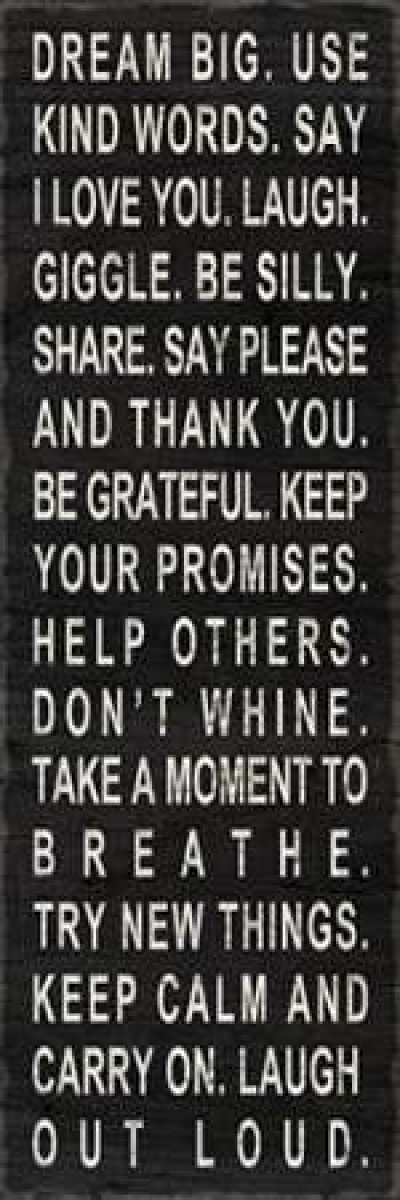Dream Big - Use Kind Words Poster Print by SD Graphics Studio - 8 x 24 - Small