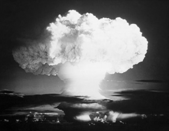 Mushroom Cloud Formed by An Atomic Bomb Explosion Poster Print, 24 x 36 - Large