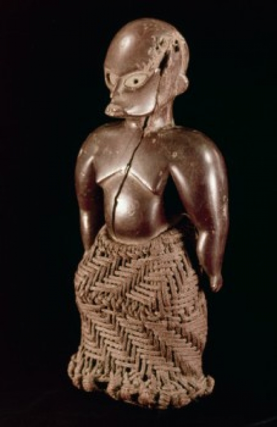Ancestor Statue Bound in Sennit Hawaiian Art Poster Print - 18 x 24