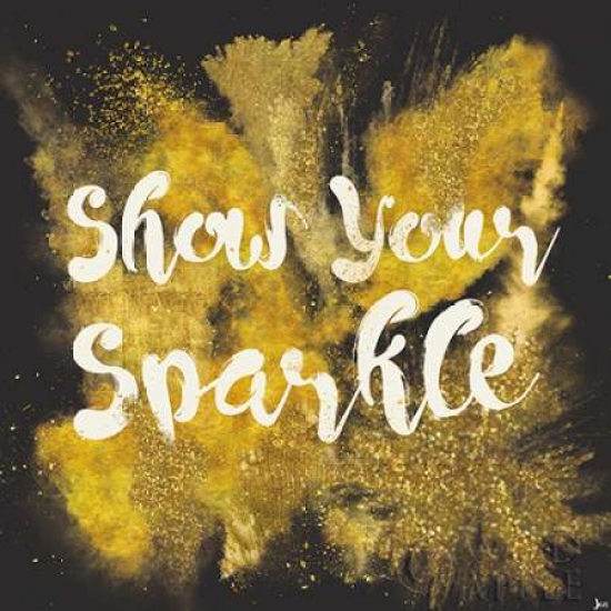 PDX24118SMALL Glitter & Gold II Poster Print by Jess Aiken, 12 x 12 - Small