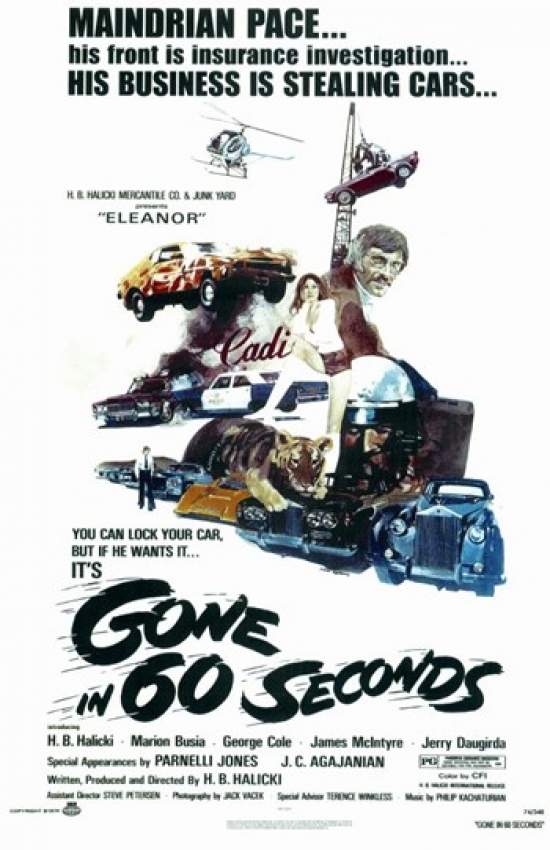 Gone in 60 Seconds Movie Poster - 11 x 17