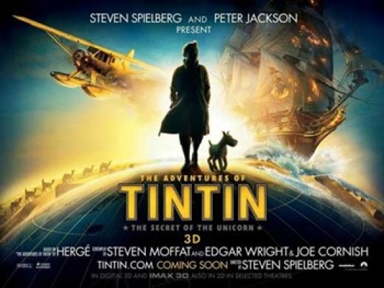 Picture of Pop Culture Graphics MOVAB84624 The Adventures of Tintin The Secret of the Unicorn Movie Poster, 17 x 11