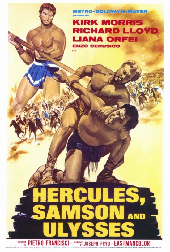 Picture of Pop Culture Graphics MOVAF9187 Hercules Samson & Ulysses Movie Poster Print, 27 x 40