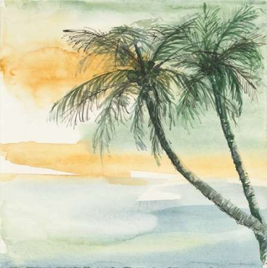 Island Sunset II Poster Print by Chris Paschke, 24 x 24 - Large