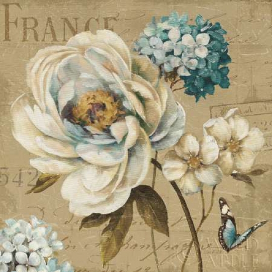 Marche De Fleurs Blue III Poster Print by Lisa Audit, 12 x 12 - Small