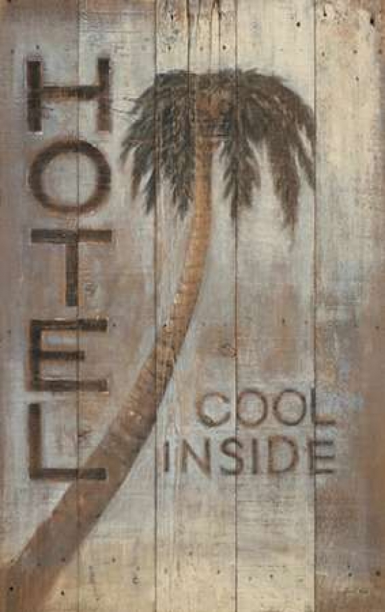 Picture of Art In Motion PDX011FIS1013SMALL Palm Hotel Poster Print by Arnie Fisk&#44; 12 x 18 - Small