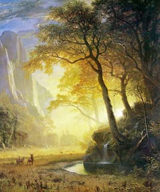 Hetch Hetchy Canyon Poster Print by Albert Bierstadt, 10 x 12 - Small