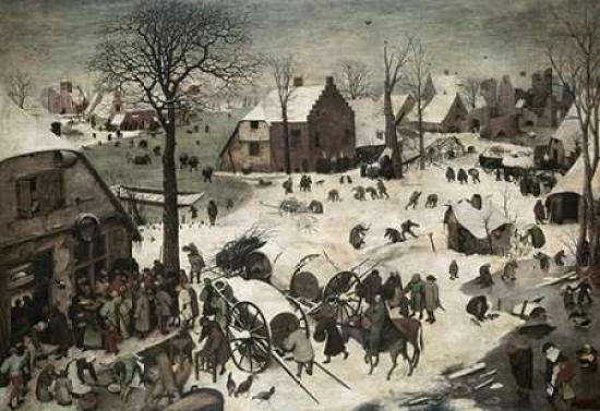 Census At Bethlehem Poster Print by Pieter The Elder Bruegel, 10 x 14 - Small