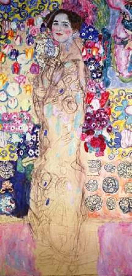 Portrait of A Lady 1918 Poster Print by Gustav Klimt - 10 x 20 - Small