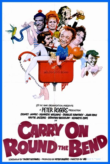 Carry on Round the Bend Movie Poster - 11 x 17