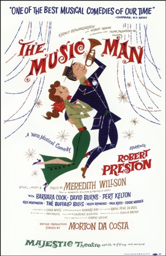 Picture of Pop Culture Graphics MOV407234 The Broadway Music Man Movie Poster, 11 x 17