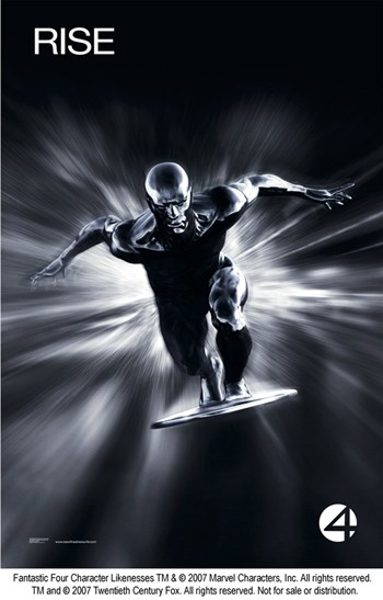 MOV414927 Fantastic Four Rise of the Silver Surfer Movie Poster, 11 x 17