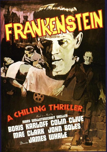 Picture of Pop Culture Graphics MOV417444 Frankenstein Movie Poster, 11 x 17